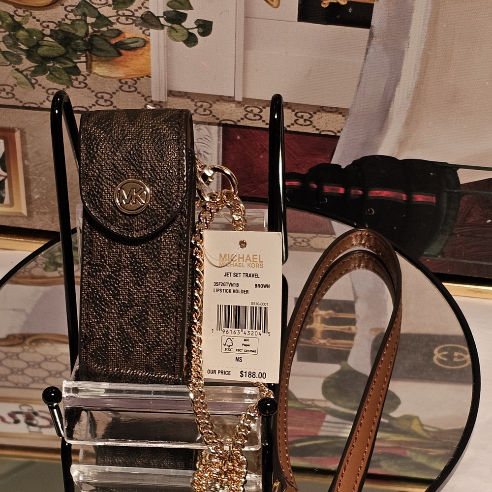 Michael Kors Brown Jet Set Travel Wallet